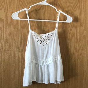 Tillys white flowy tank top